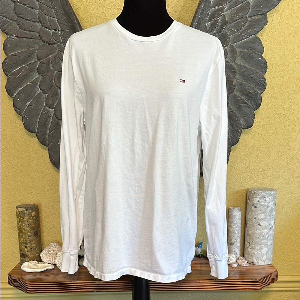 Tommy Hilfiger White Long Sleeve Tee